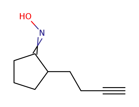 2-(but-3-ynyl)cyclopentanone oxime