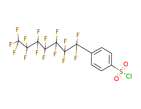 p-(pentadecafluoroheptyl)benzenesulphonyl chloride