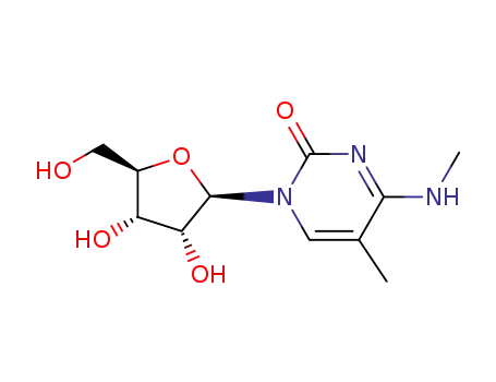 Molecular Structure of 117862-70-1 (N<sup>4</sup>,5-dimethylcytidine)