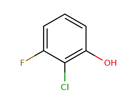 Molecular Structure of 863870-86-4 (2-Chloro-3-fluorophenol)