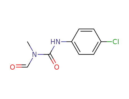 Molecular Structure of 25546-06-9 (3-(4-chlorophenyl)-1-formyl-1-methylurea)
