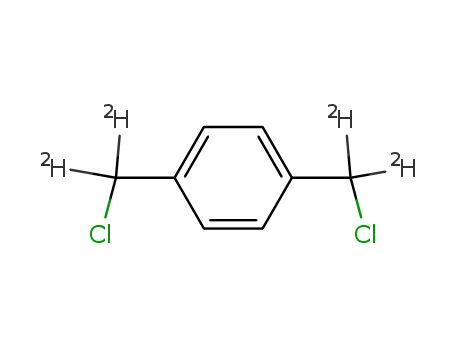 Molecular Structure of 22765-80-6 (α,α,α,α-<2H4>p-chloromethylbenzyl chloride)