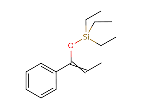 triethyl((1-phenylprop-1-en-1-yl)oxy)silane