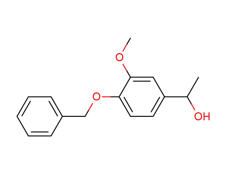 α-methyl-4-benzyloxy-3-methoxybenzyl alcohol