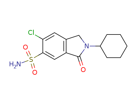 1H-Isoindole-5-sulfonamide,6-chloro-2-cyclohexyl-2,3-dihydro-3-oxo-
