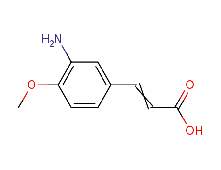 3-amino-4-methoxy-cinnamic acid
