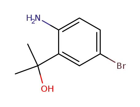 Molecular Structure of 304853-89-2 (2-(2-AMINO-5-BROMOPHENYL)PROPAN-2-OL)
