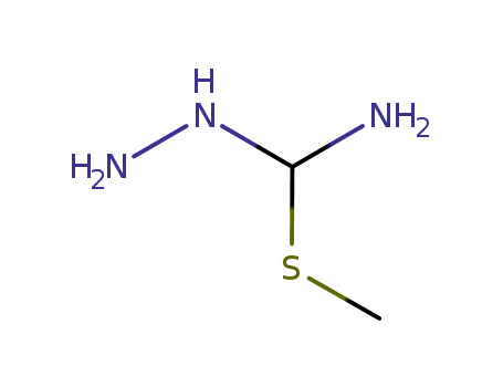 Molecular Structure of 1314931-57-1 (hydrazinyl(methylthio)methanamine)
