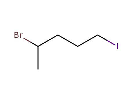 Molecular Structure of 141884-09-5 (1-Iodo-4-bromopentane)