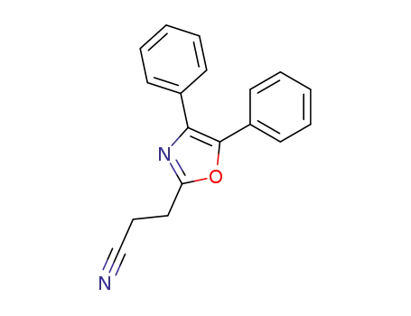 3-(4,5-diphenyloxazol-2-yl)propanenitrile