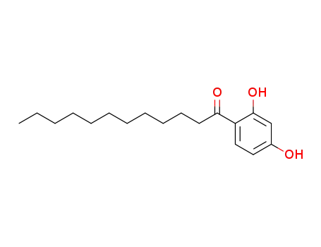 Molecular Structure of 25632-60-4 (1-(2,4-dihydroxyphenyl)dodecan-1-one)