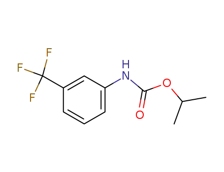 Molecular Structure of 370-56-9 (ISO-PROPYL M-TRIFLUOROMETHYLCARBANILATE)