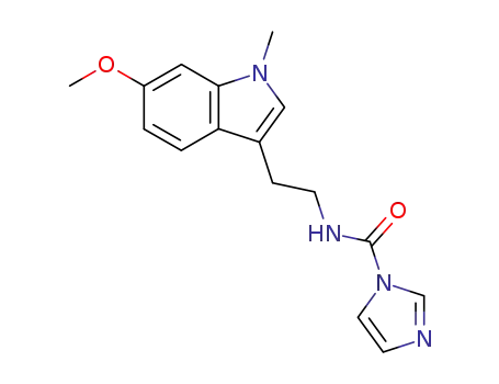 Molecular Structure of 867214-12-8 (imidazole-1-carboxylic acid [2-(6-methoxy-1-methyl-1<i>H</i>-indol-3-yl)-ethyl]-amide)