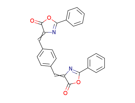 5(4H)-Oxazolone,4,4'-(1,4-phenylenedimethylidyne)bis[2-phenyl-