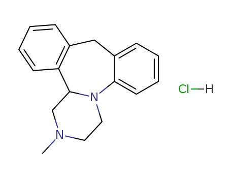 Dibenzo[c,f]pyrazino[1,2-a]azepine,1,2,3,4,10,14b-hexahydro-2-methyl-, hydrochloride (1:1)