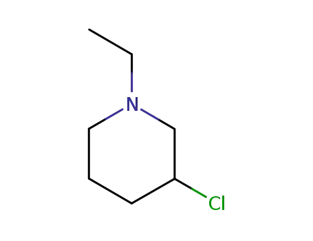 Molecular Structure of 2167-11-5 (3-chloro-1-ethylpiperidine)