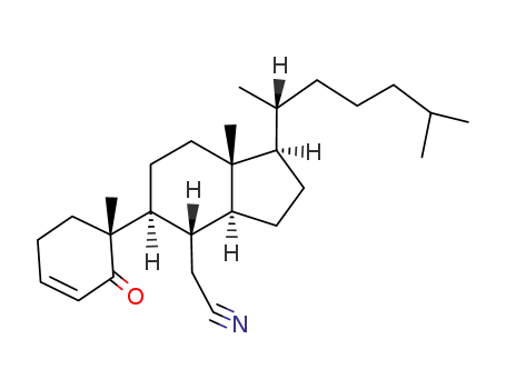 5,6-secocholest-3-en-5-one-6-carbonitrile
