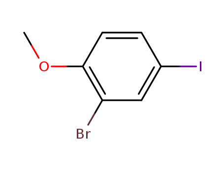 Molecular Structure of 182056-39-9 (2-Bromo-4-iodoanisole)