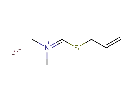 Molecular Structure of 96989-38-7 (N-methyl-N-<(2-propenylthio)methylene>methanaminium bromide)