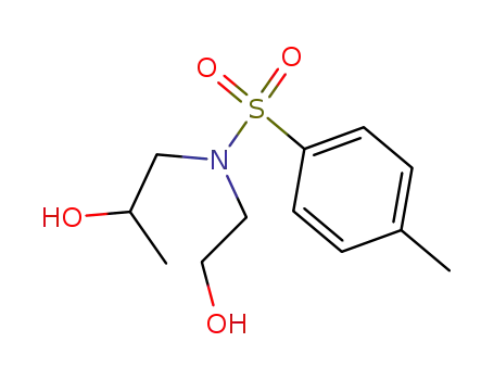 Molecular Structure of 26831-90-3 (N-(2-hydroxyethyl)-N-(2-hydroxypropyl)-p-toluenesulphonamide)