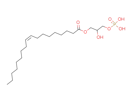 Molecular Structure of 22002-87-5 (2-hydroxy-3-(phosphonooxy)propyl oleate)