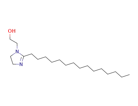 Molecular Structure of 21631-87-8 (4,5-dihydro-2-pentadecyl-1H-imidazole-1-ethanol)