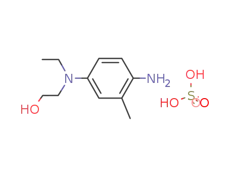 Molecular Structure of 28020-34-0 (2-(4-amino-N-ethyl-m-toluidino)ethanol sulphate)