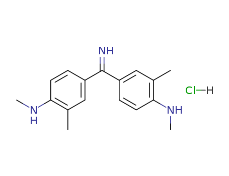 Benzenamine,4,4'-carbonimidoylbis[N,2-dimethyl-, hydrochloride (1:1)