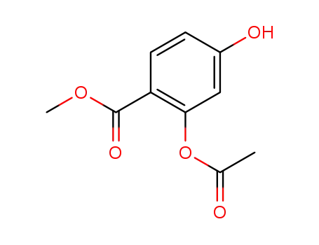 Molecular Structure of 113951-79-4 (methyl 2-acetoxy-4-hydroxybenzoate)