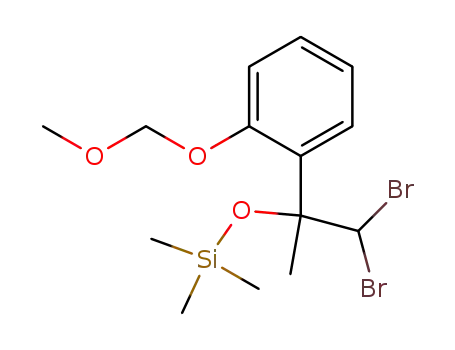{2,2-dibromo-1-[2-(methoxymethoxy)phenyl]-1-methylethoxy}trimethylsilane