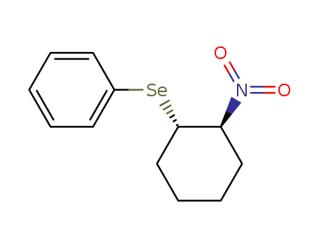 Molecular Structure of 83548-12-3 (((1S,2S)-2-Nitro-cyclohexylselanyl)-benzene)