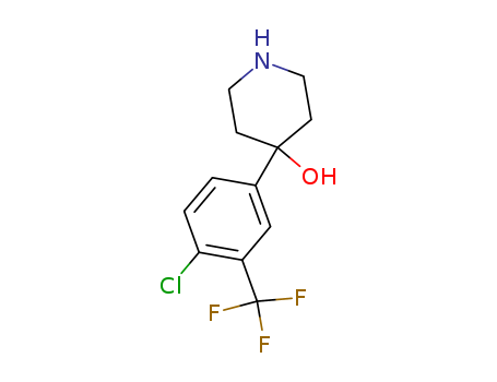 4-(4-Chloro-3-(trifluoromethyl)phenyl)piperidin-4-ol