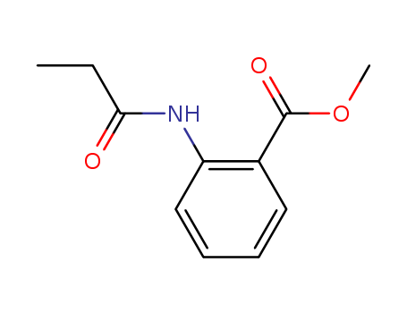 Benzoic acid,2-[(1-oxopropyl)amino]-, methyl ester