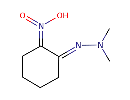 Molecular Structure of 112683-19-9 ((E)-2-(dimethylhydrazono)-1-aci-nitrocyclohexane)