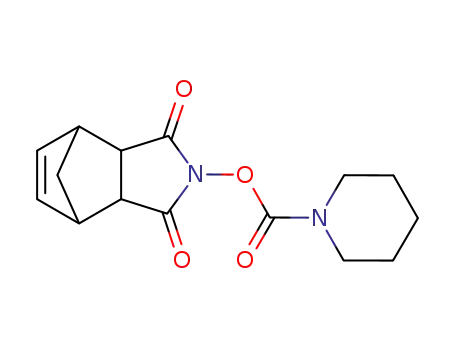 Piperidine-1-carboxylic acid 3,5-dioxo-4-aza-tricyclo[5.2.1.0<sup>2,6</sup>]dec-8-en-4-yl ester