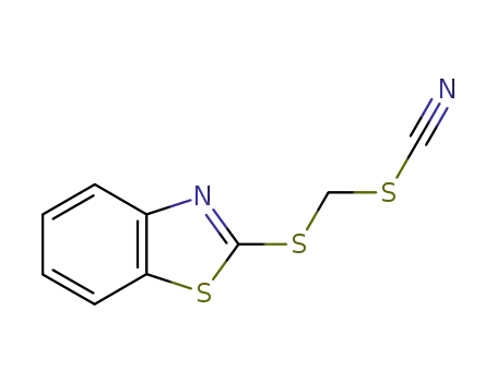Molecular Structure of 21564-17-0 (2-(Thiocyanatomethylthio)benzothiazole)
