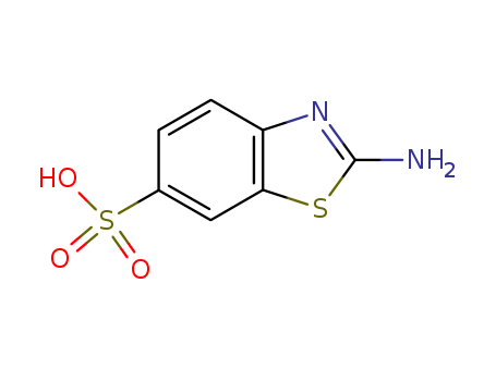 6-Benzothiazolesulfonicacid, 2-amino-