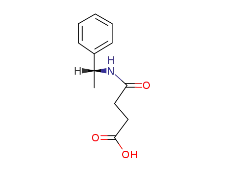 Molecular Structure of 21752-33-0 ((R)-(+)-N-(1-PHENYLETHYL)SUCCINAMIC ACID)
