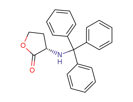 Molecular Structure of 83427-81-0 (2(3H)-Furanone, dihydro-3-[(triphenylmethyl)amino]-, (S)-)