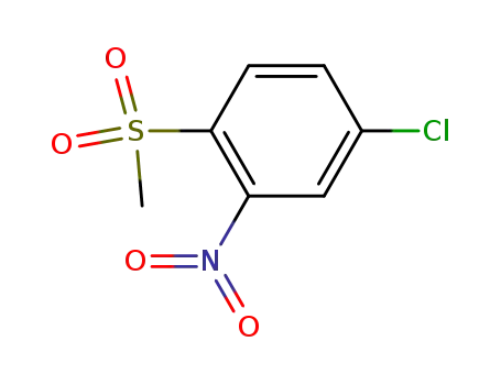 Molecular Structure of 2163-97-5 (4-chloro-2-nitrophenylmethyl sulphone)