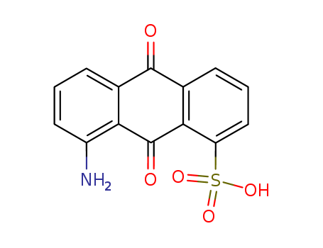 1-Anthracenesulfonicacid, 8-amino-9,10-dihydro-9,10-dioxo-