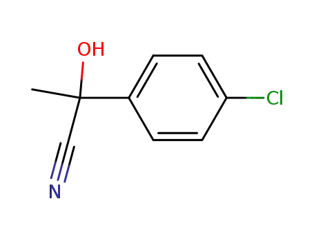 2-hydroxy-2-(4-chlorophenyl)-propanenitrile