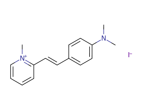Pyridinium, 2-[(1E)-2-[4-(dimethylamino)phenyl]ethenyl]-1-methyl-, iodide