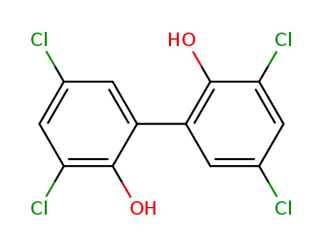 Molecular Structure of 21951-40-6 (3,3',5,5'-tetrabromo[1,1'-biphenyl]-2,2'-diol)