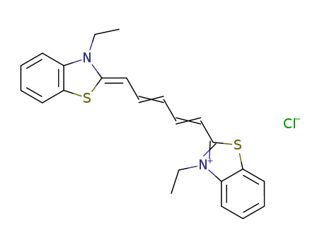 Benzothiazolium,3-ethyl-2-[5-(3-ethyl-2(3H)-benzothiazolylidene)-1,3-pentadien-1-yl]-, chloride(1:1)