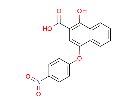 1-hydroxy-4-(4-nitrophenoxy)naphthalene-2-carboxylic acid