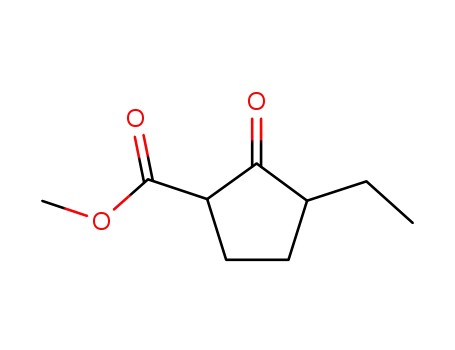 Cyclopentanecarboxylic acid, 3-ethyl-2-oxo-, methyl ester