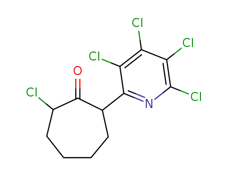 2-chloro-7-(tetrachloro-2-pyridyl)cycloheptanone