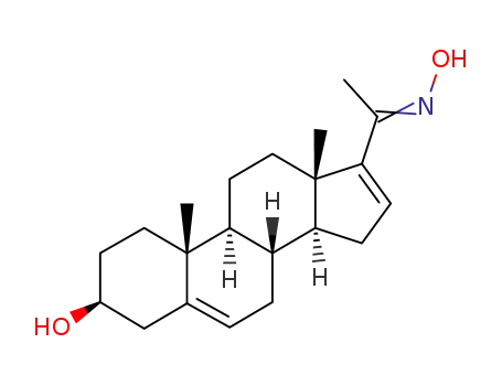 Molecular Structure of 1045-71-2 (16-DEHYDROPREGNENOLONE OXIME)
