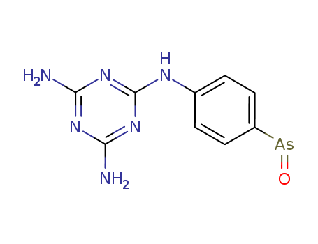 1,3,5-Triazine-2,4,6-triamine,N2-(4-arsenosophenyl)- cas  21840-08-4